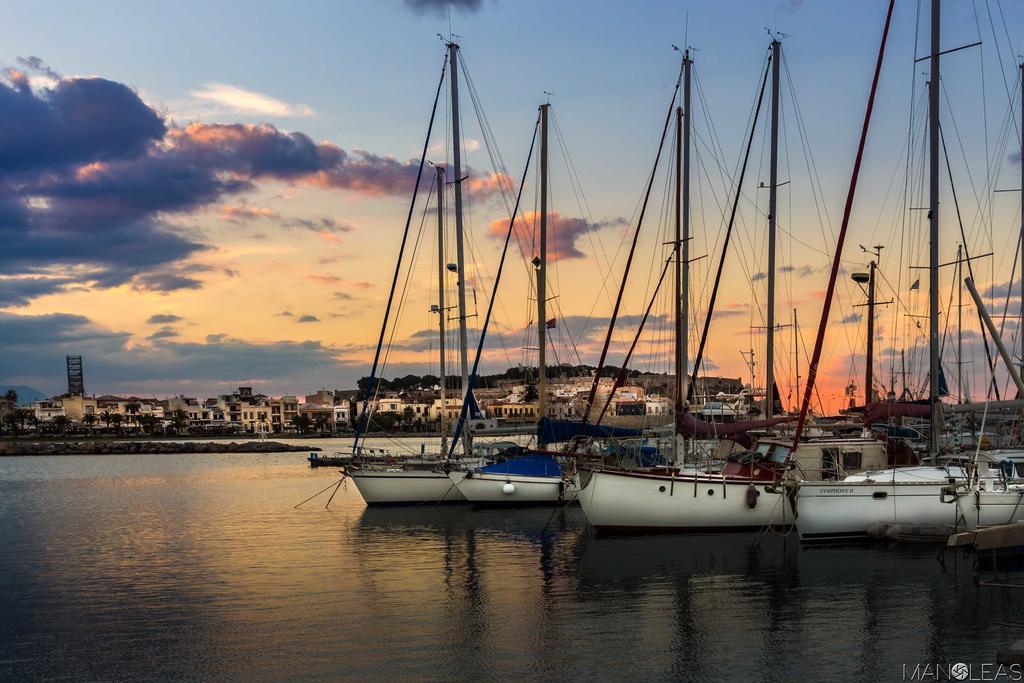 Filoxenia Beach Hotel Rethymno  Bagian luar foto