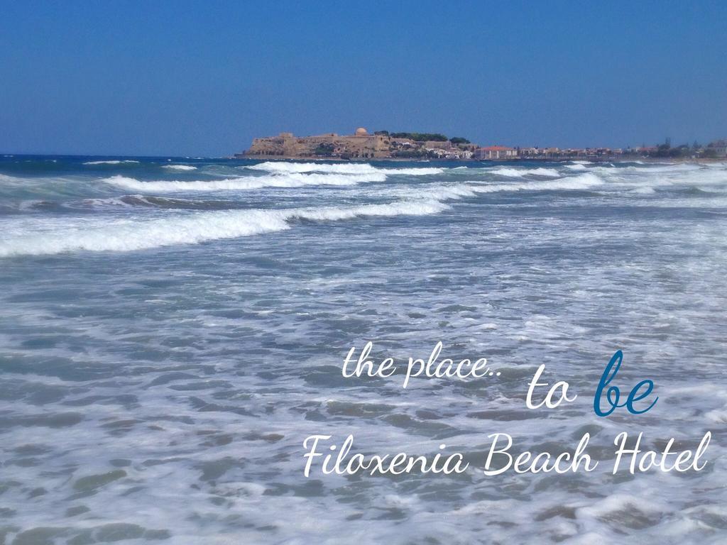 Filoxenia Beach Hotel Rethymno  Bagian luar foto