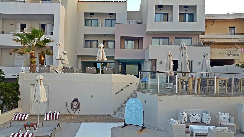 Filoxenia Beach Hotel Rethymno  Bagian luar foto