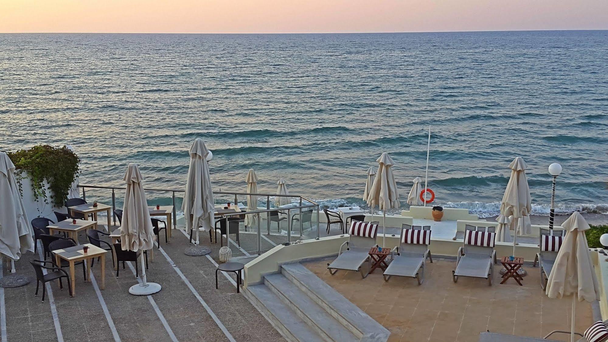 Filoxenia Beach Hotel Rethymno  Bagian luar foto