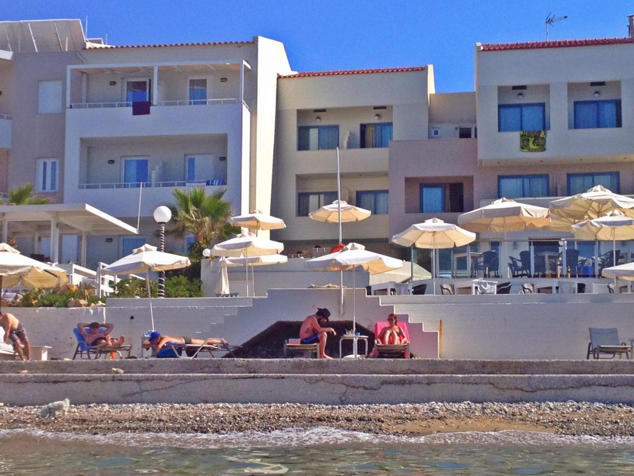 Filoxenia Beach Hotel Rethymno  Bagian luar foto